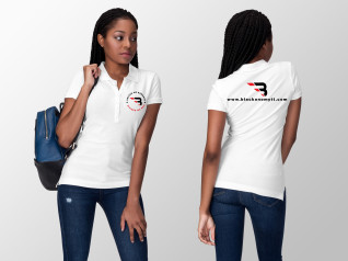Gildan DryBlend Ladies' Double Pique Sport Shirt Blackonomy Logo